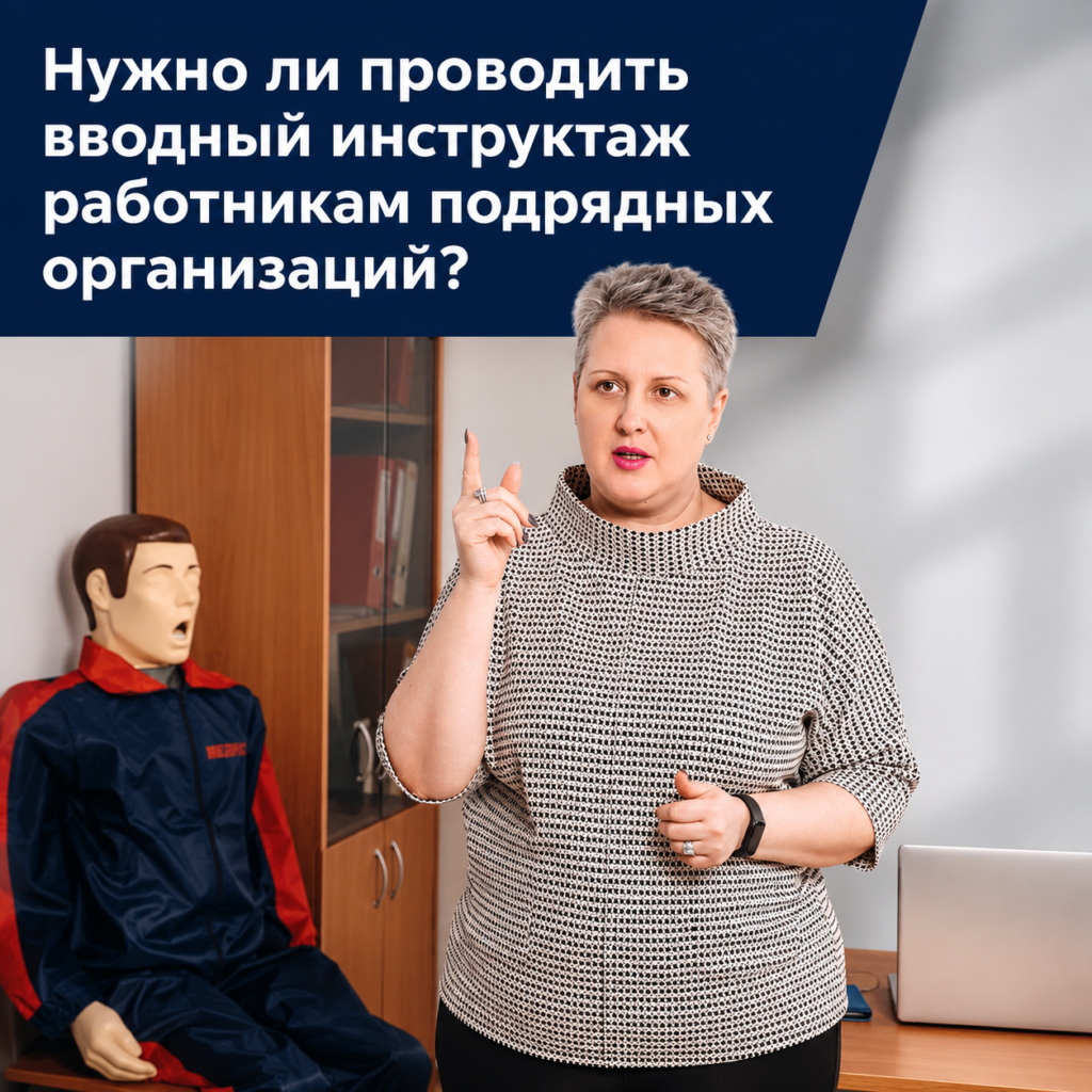 Нужно ли проводить вводный инструктаж работникам подрядных организаций